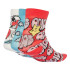 Meias adidas Lk F 3Pp Infantil Vermelho