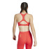 Sutiã esportivo de Fitness adidas Adizero Ms Mulher Vermelho semilúcido