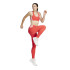 Sutiã esportivo de Fitness adidas Adizero Ms Mulher Vermelho semilúcido