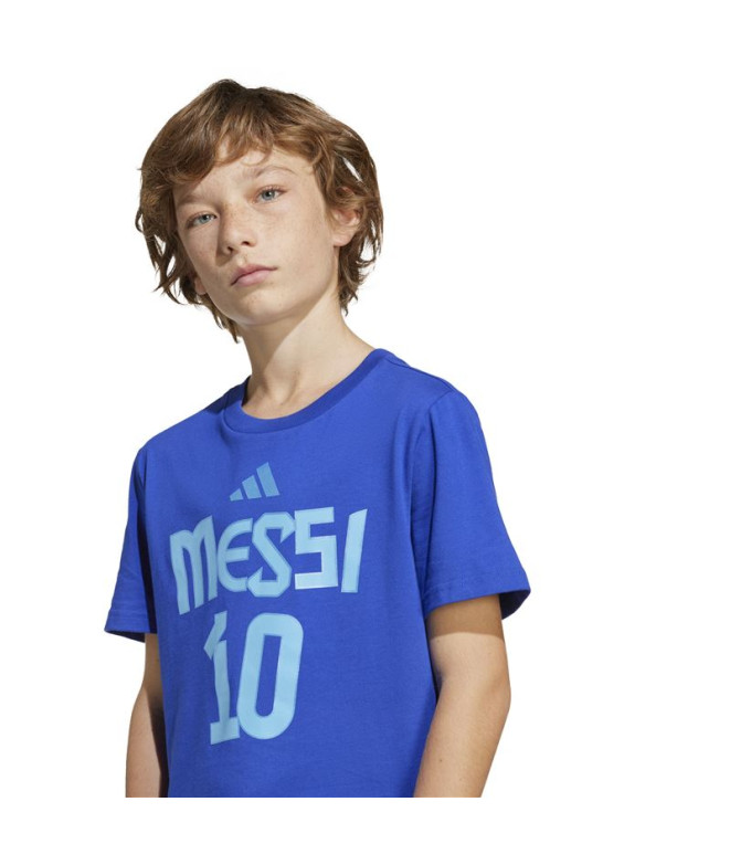 Camiseta de Futebol adidas Messi N&N G Infantil...