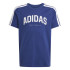 Camiseta adidas Colleg Infantil Azul Escuro