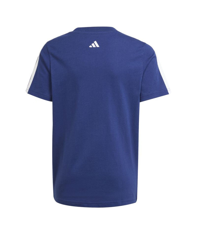 Camiseta adidas Colleg Infantil Azul Escuro