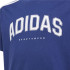 Camiseta adidas Colleg Infantil Azul Escuro