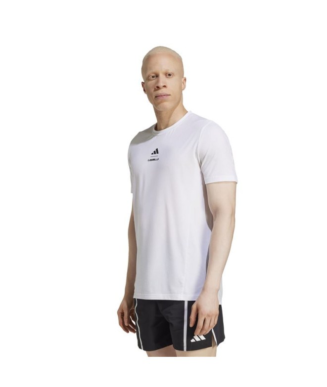 Camiseta de Fitness adidas Lm G Homem Branco
