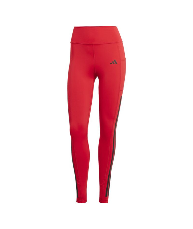 Malhas de Fitness adidas Opt 3Bandas 1/1 Mulher Rubpur