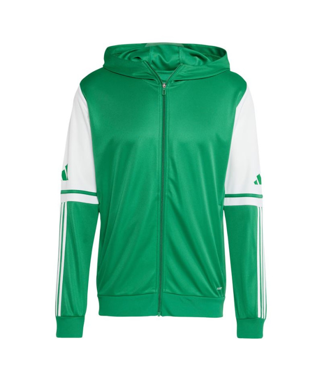 Moletom de Futebol adidas Squadra25 Hood Homem Verde/Branco