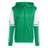 Sweat de Football adidas Squadra25 Hood Homme Vert/Blanc