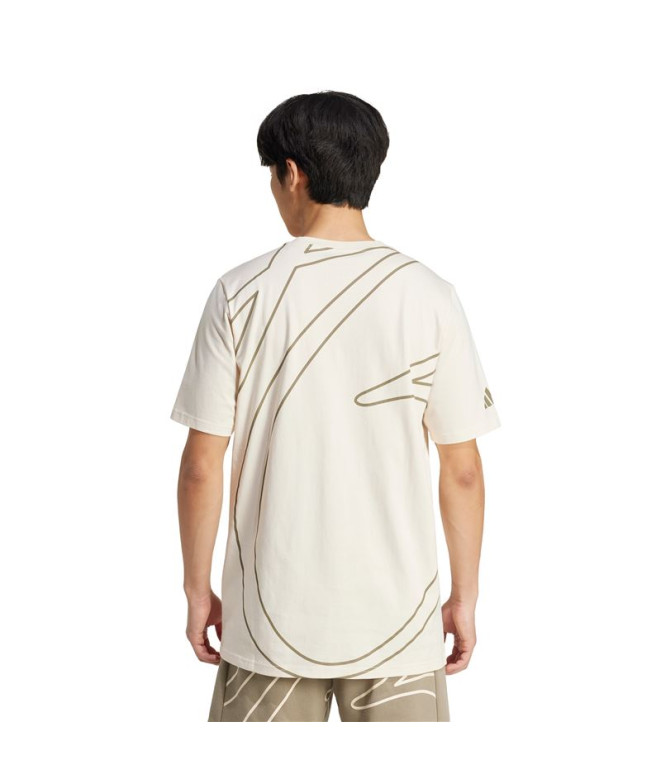 Camiseta de Futebol adidas Jb Cw Homem Branco