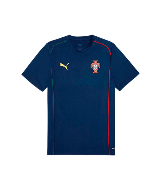 Camiseta de Futebol Puma Fpf s, Persian Blue Sunny, Homem