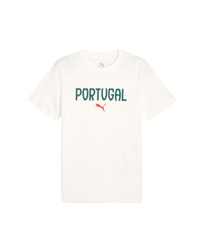 Camiseta de Futebol Puma Fpf Ftblnrgy , Whi Homem