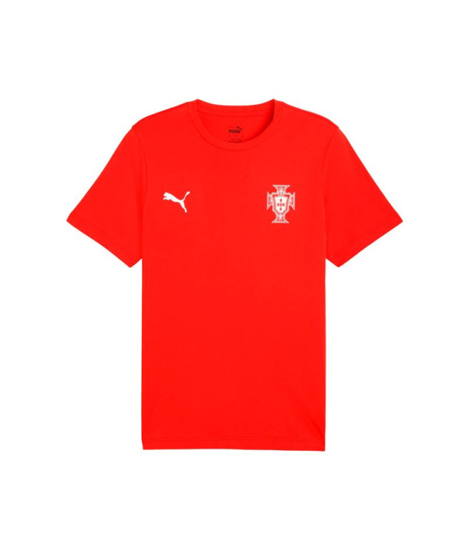 Camiseta de Futebol Puma Fpf FtblEssentials, Sport Red, Homem