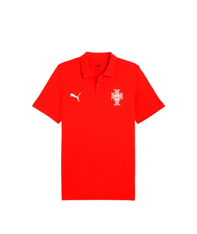 Polo de Futebol Puma Fpf FtblEssentials Polo, Vermelho Esportivo, Homem