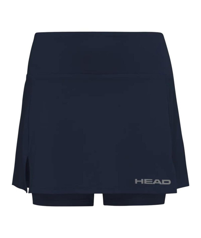 Falda de Tenis Head Club Basic Skort Niña Azul Marino
