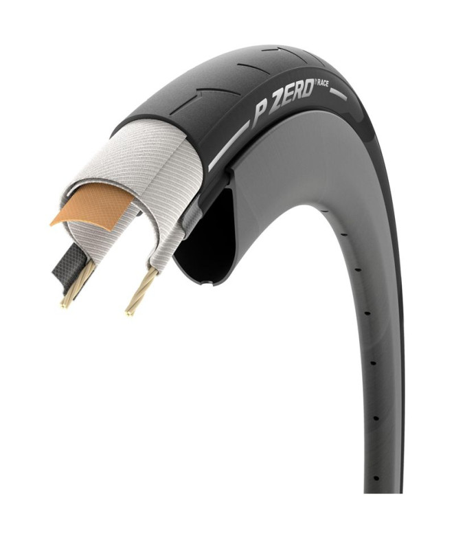 Capa de ciclismo Pirelli P ZERO™ Race 28-622 Preto