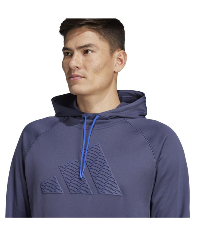 Sudadera de Fitness Gg Bl Hoodie Hombre Azul