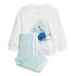 Calça adidas I Dy Ls Jog Bebês Branco/Azul