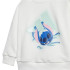 Calça adidas I Dy Ls Jog Bebês Branco/Azul