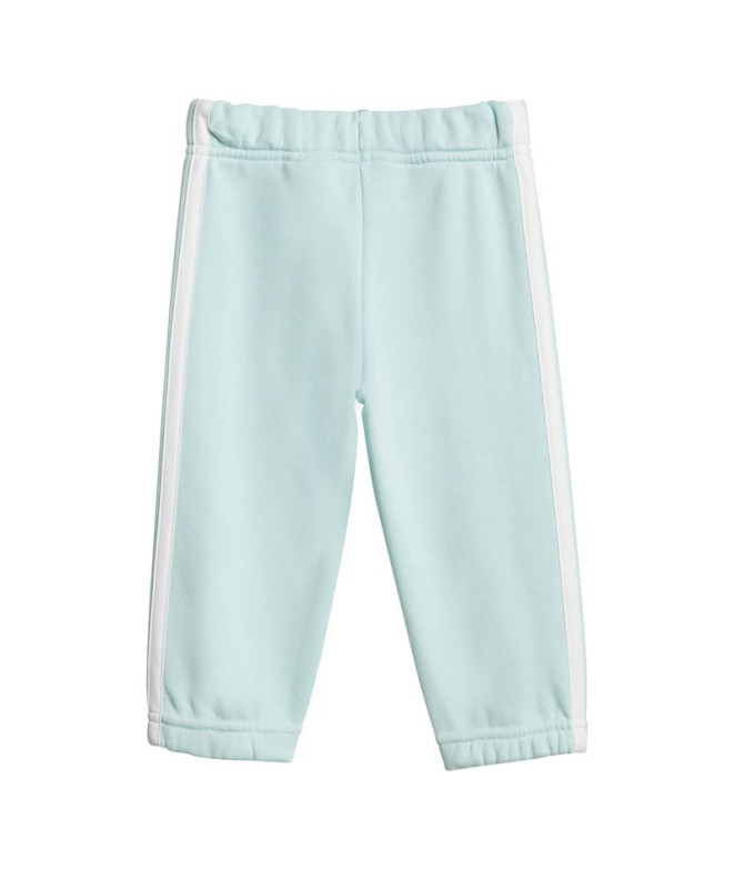 Calça adidas I Dy Ls Jog Bebês Branco/Azul