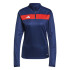 T-shirt de Football adidas Tiro Es Haut Femme Bleu Marine/Rouge