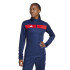 T-shirt de Football adidas Tiro Es Haut Femme Bleu Marine/Rouge