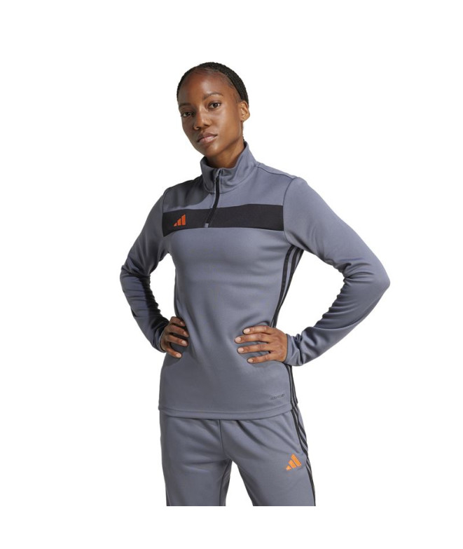 Camiseta de Futebol adidas Tiro Es Top Mulher Azul