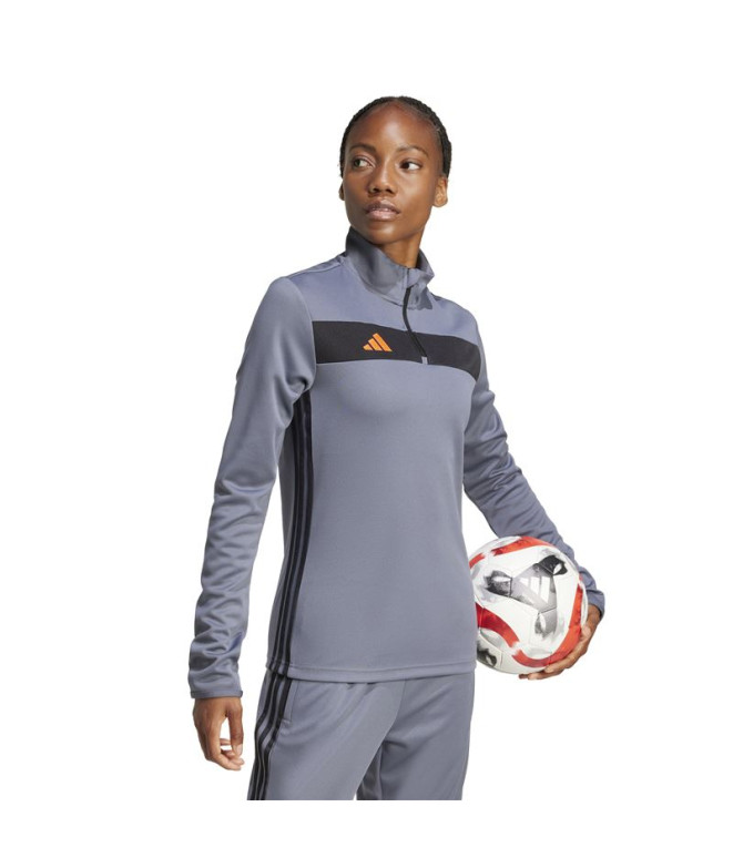 Camiseta de Futebol adidas Tiro Es Top Mulher Azul