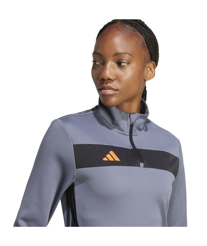 Camiseta de Futebol adidas Tiro Es Top Mulher Azul