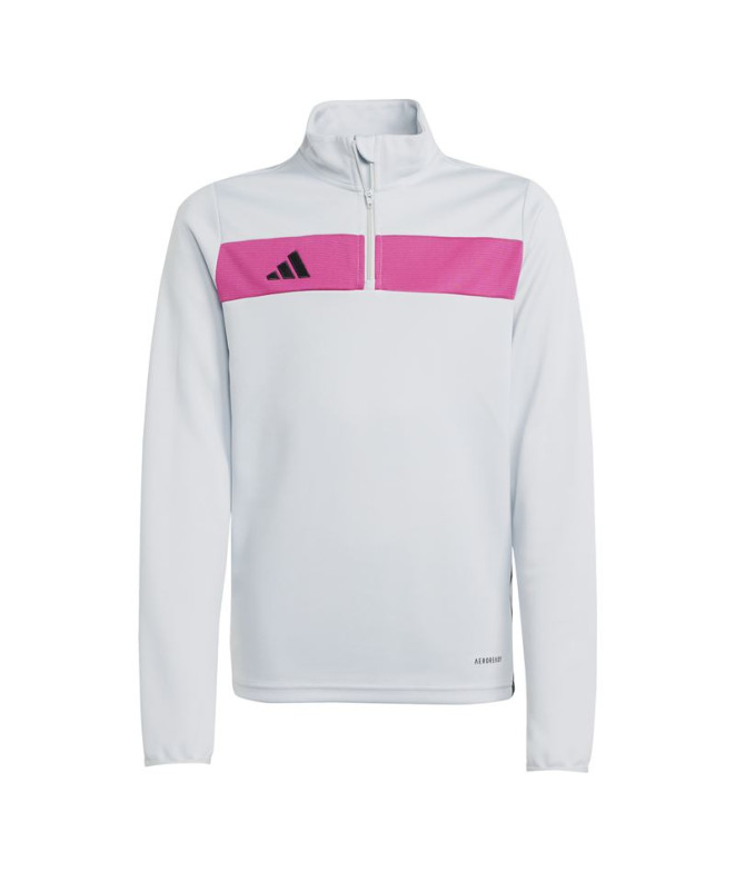 Camiseta de Futebol adidas Tiro Es Top Infantil Cinza