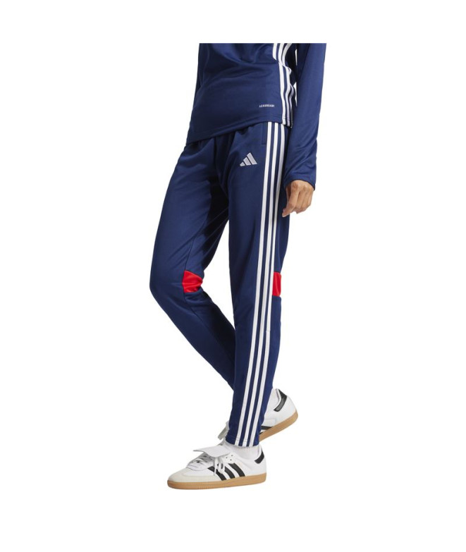 Pantalons de Football adidas Tiro Es Femme Bleu...