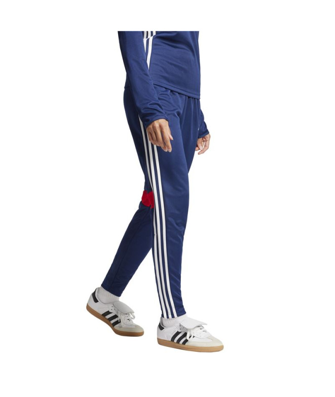 Pantalons de Football adidas Tiro Es Femme Bleu...