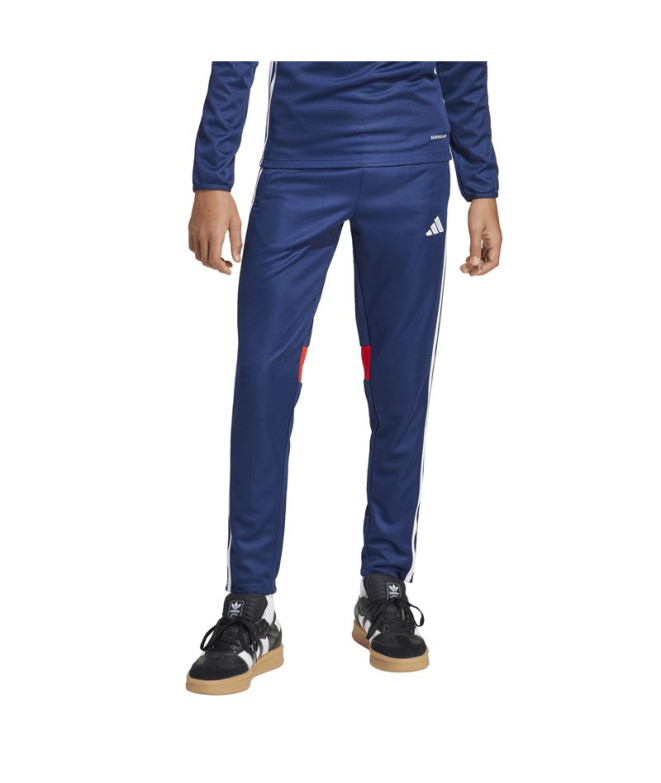 Calça de Futebol adidas Tiro Es Infantil Azul...