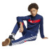 Pantalons de Football adidas Tiro Es Enfant Bleu Marine/Rouge