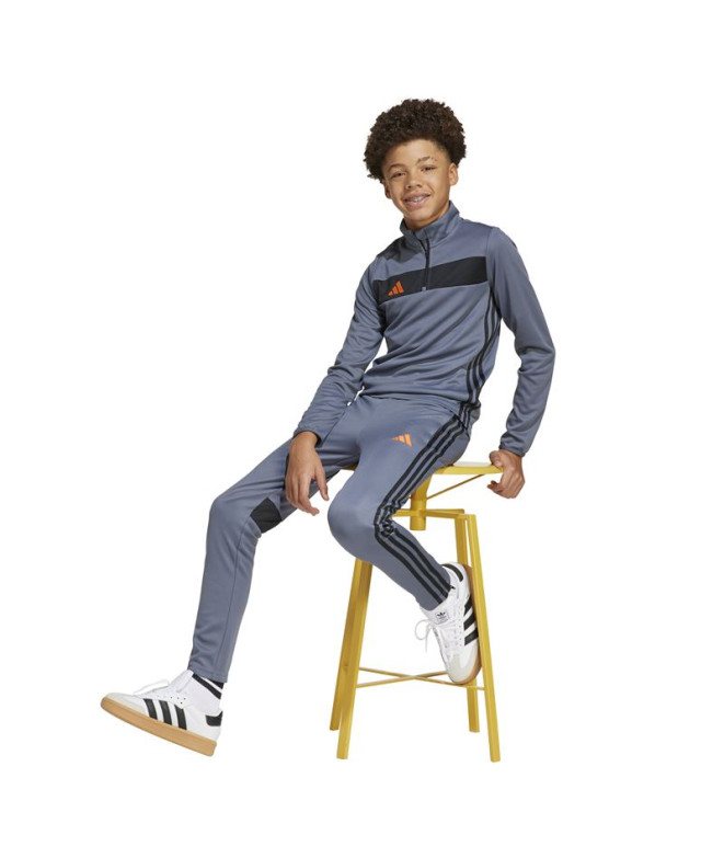 Pantalons de Football adidas Tiro Es Enfant Bleu