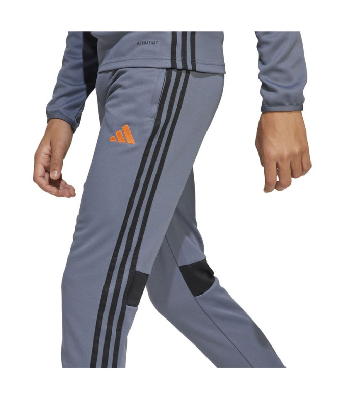 Pantalons de Football adidas Tiro Es Enfant Bleu