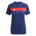 Camiseta de Futebol adidas Tiro Es Mulher Azul Marinho/Vermelho