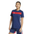 Camiseta de Futebol adidas Tiro Es Mulher Azul Marinho/Vermelho
