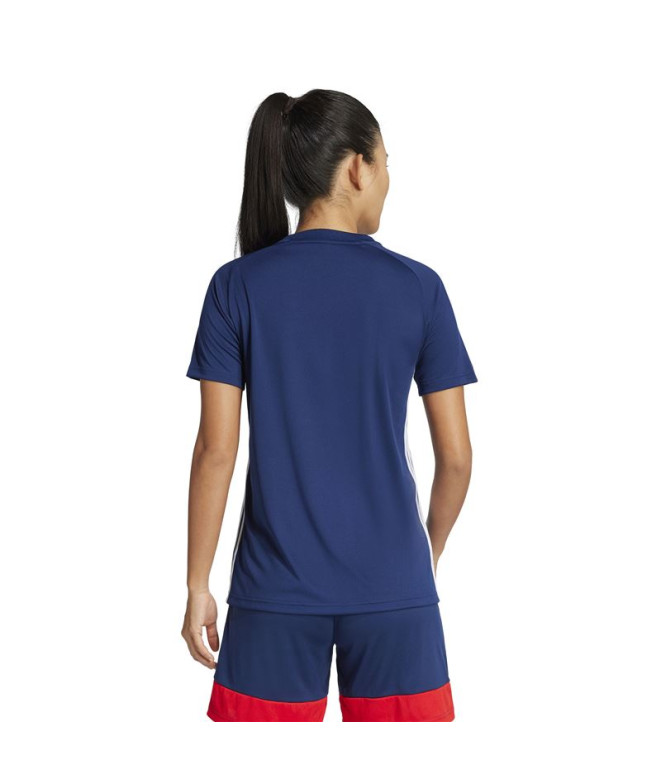 Camiseta de Futebol adidas Tiro Es Mulher Azul...