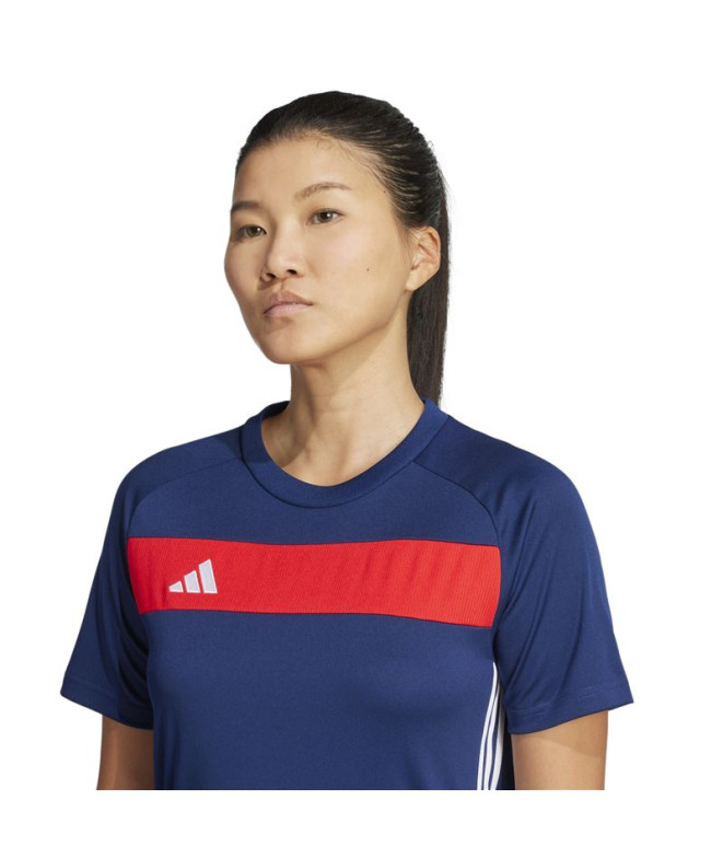 T-shirt de Football adidas Tiro Es Femme Bleu...