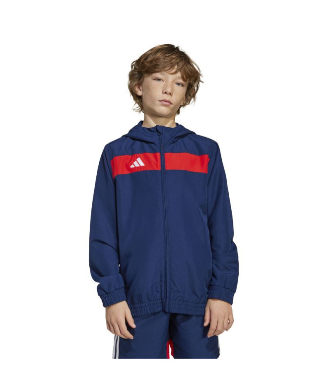 Moletom de Futebol adidas Tiro Es Infantil Azul...