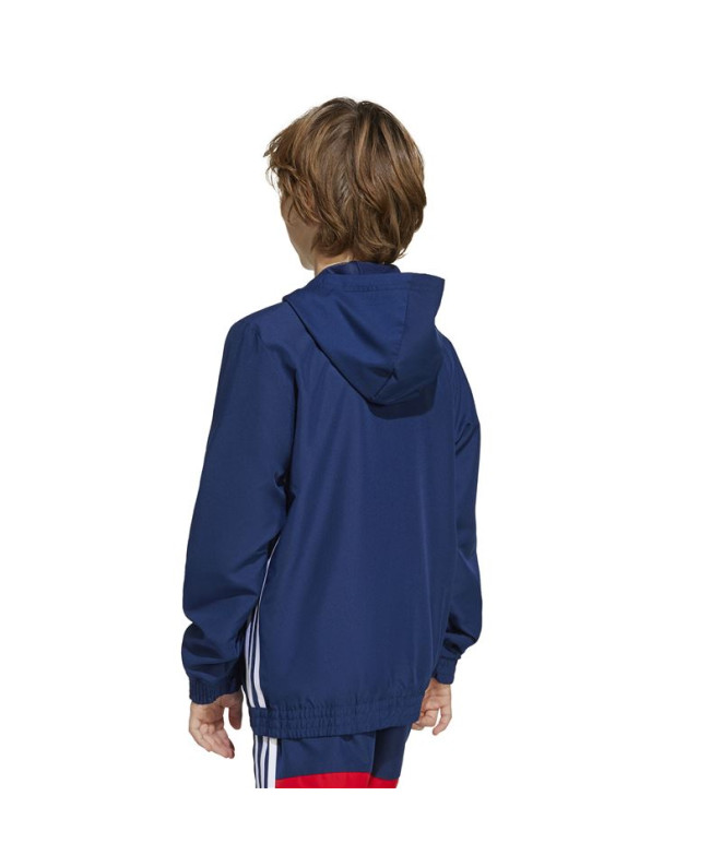 Moletom de Futebol adidas Tiro Es Infantil Azul...