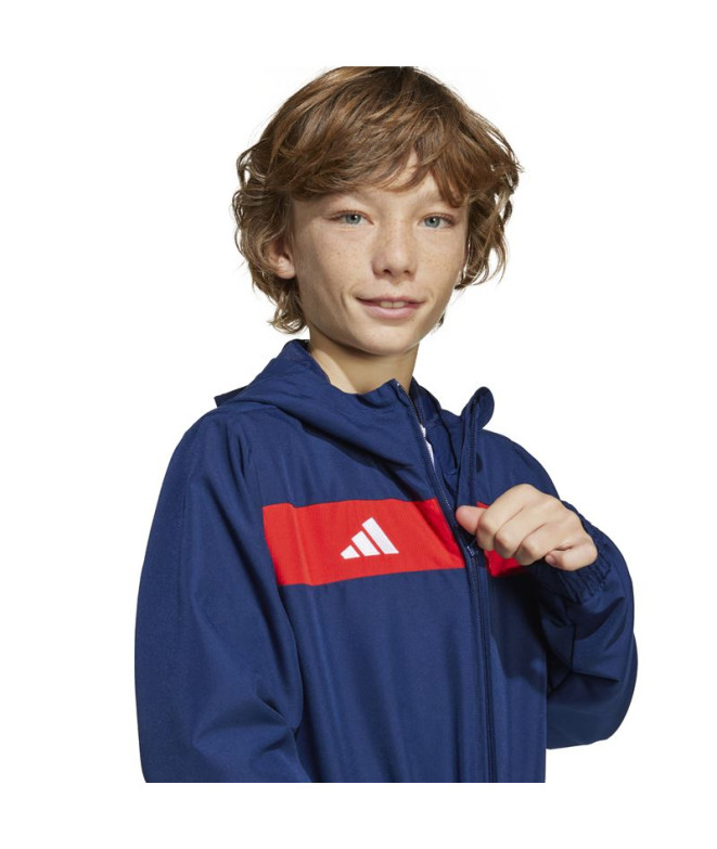 Moletom de Futebol adidas Tiro Es Infantil Azul...
