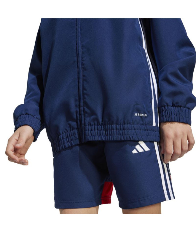 Moletom de Futebol adidas Tiro Es Infantil Azul...