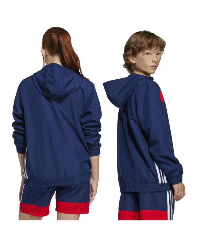Moletom de Futebol adidas Tiro Es Infantil Azul...