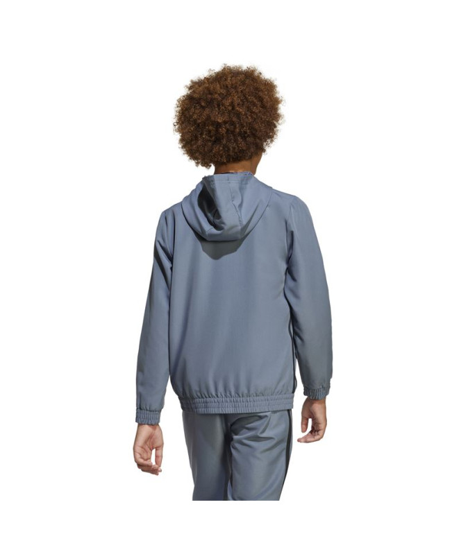 Sweat de Football adidas Tiro Es Hoody Enfant Bleu