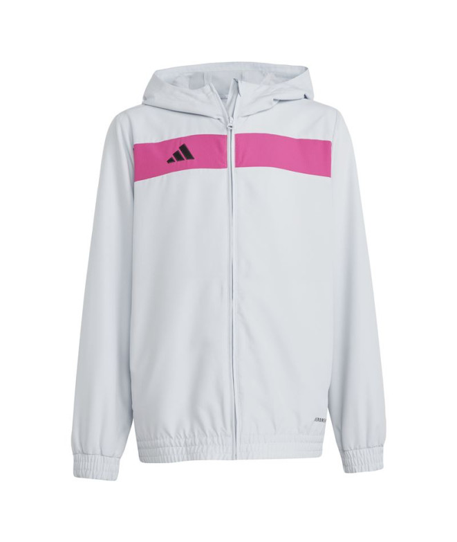 Sudadera de Fútbol adidas Tiro Es Hoody Infantil Gris