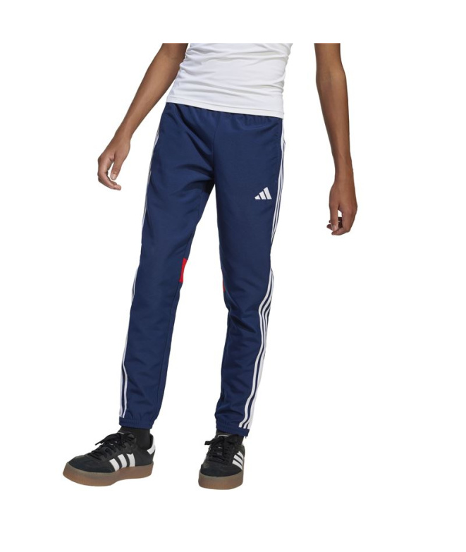 Calça de Futebol adidas Tiro Es Infantil Azul...