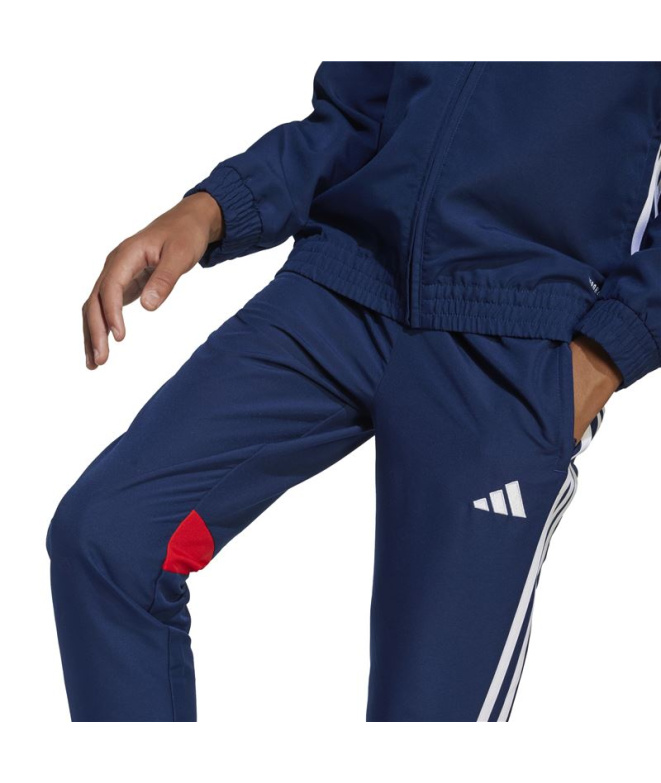 Calça de Futebol adidas Tiro Es Infantil Azul...