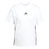 T-shirt adidas 3Bandas Sj Femme Blanc/Noir