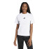 Camiseta adidas 3Bandas Sj Mulher Branco/Preto