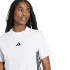 T-shirt adidas 3Bandas Sj Femme Blanc/Noir